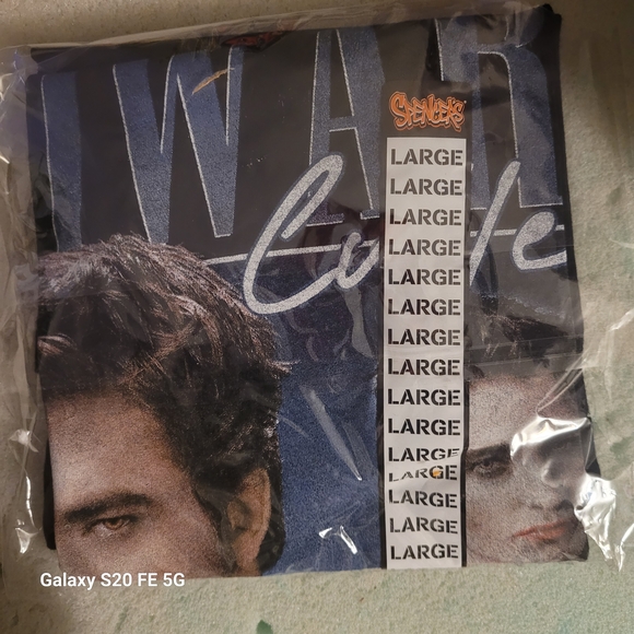 Spencers Edward Cullen Twilight Size Large Graphic Tee Y2k - Picture 3 of 4